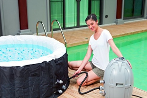 Whirlpool "Lay-Z-Spa" Miami - Aufbau