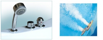 Whirlpool Badewanne St. Tropez mit 14 Massage Düsen - 3