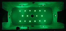 Whirlpool Badewanne Villa Eugenie II LED Sondermodell alle Düsen beleuchtet - 5