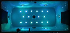 Whirlpool Badewanne Villa Eugenie II LED Sondermodell alle Düsen beleuchtet - 8