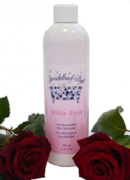 Whirlpool Badezusatz Wilde Rose Sprudelbad-Duft, Whirlpoolduft Konzentrat 250 ml - 1