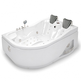 Whirlpool Eckbadewanne Badewanne Eckwhirlpool 2 Personen Jacuzzi Rechts - 1