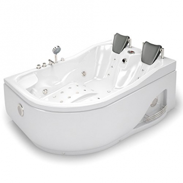 Whirlpool Eckbadewanne Badewanne Eckwhirlpool 2 Personen Jacuzzi Rechts - 1