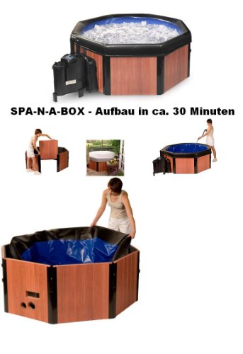 WHIRLPOOL - GANZJAHRESPOOL -- ORIGINAL VERPACKT - STABIELO ® Indoor-Outdoor WHIRLPOOL - Holly ® Produkte - WHIRLPOOL - SPA-N-A-BOX mit 127 JET LUFTDÜSEN - INDOOR-OUTDOOR - aus RAFTING-SCHLAUCHBOOT MATERIAL Venyl bis -17 Grad °Außentemperatur nutzbar - USA HERSTELLER - DAS ORIGINAL PATENTIERT - Oft kopiert und nie erreicht - Zertifikation von TÜV/GS Stromanschluss 230 Volt (fester Stromanschluss erforderlich) USA PATENTED - ! SO LANGE VORRAT REICHT ! GARANTIE - 12 MONATE - SICHERHEITS - ÜBERLASTSCHUTZ-SCHALTER - Material nicht vergleichbar mit LAY-Z-SPA Produkten - holly-sunshade ® - http://www.youtube.com/watch?v=TwGPFzxjfXc - ! Keine Farben die durch UV Strahlen ausdünsten - ! Material ist unbehandeltes Venyl ohne Chemie in Farbe GRAU ! - 3