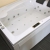 Whirlpool Badewanne 2 Personen Eckwanne mit Wasserfall A612-HZ - 1