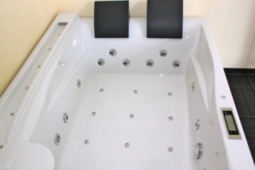 Whirlpool Vollausstattung Pool Jacuzzi Badewanne Eckwanne Wanne A612-HZ 180x135 - 3